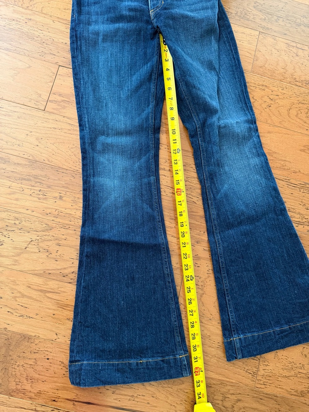 Kimes Ranch Jennifer Dark Blue Flare Jeans - Picture 2 of 7